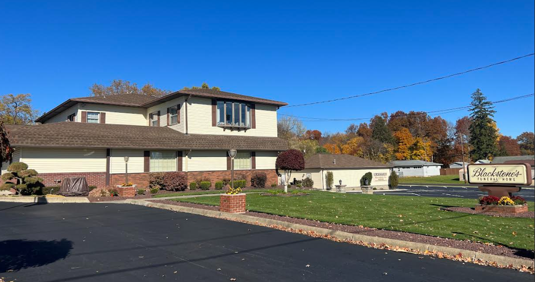 Blackstone's Funeral Home building in Girard, Ohio