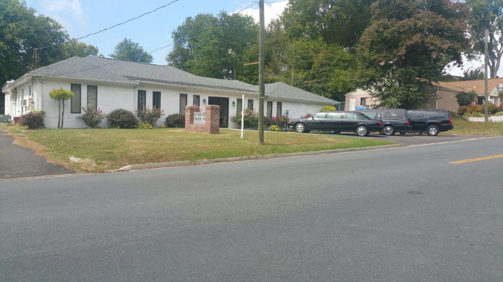 Bland-Reid Funeral Home building in Farmville, Virginia