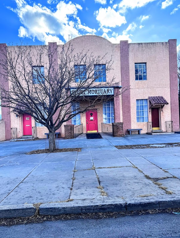 Blunt Mortuary building in Colorado Springs, Colorado
