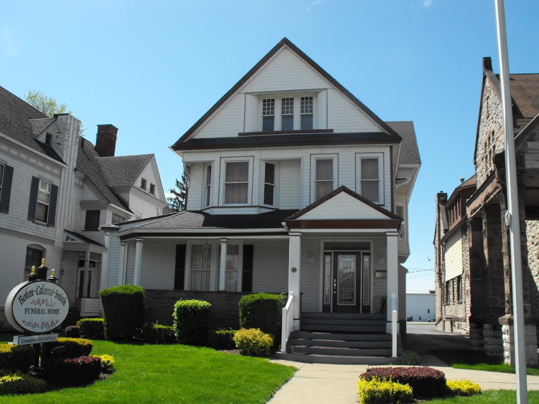 Bohm-Calarco-Smith Funeral Home building in Batavia, New York