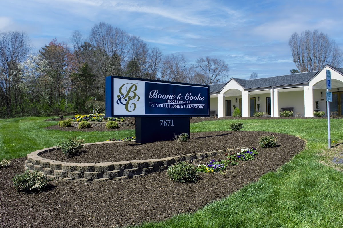 Boone & Cooke Funeral Home & Crematory building in Eden, North Carolina