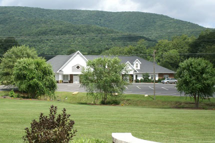Boone Family Funeral Home building in West Jefferson, North Carolina