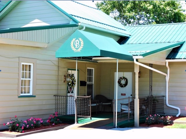 Borden Funeral Home building in Sheffield, Pennsylvania