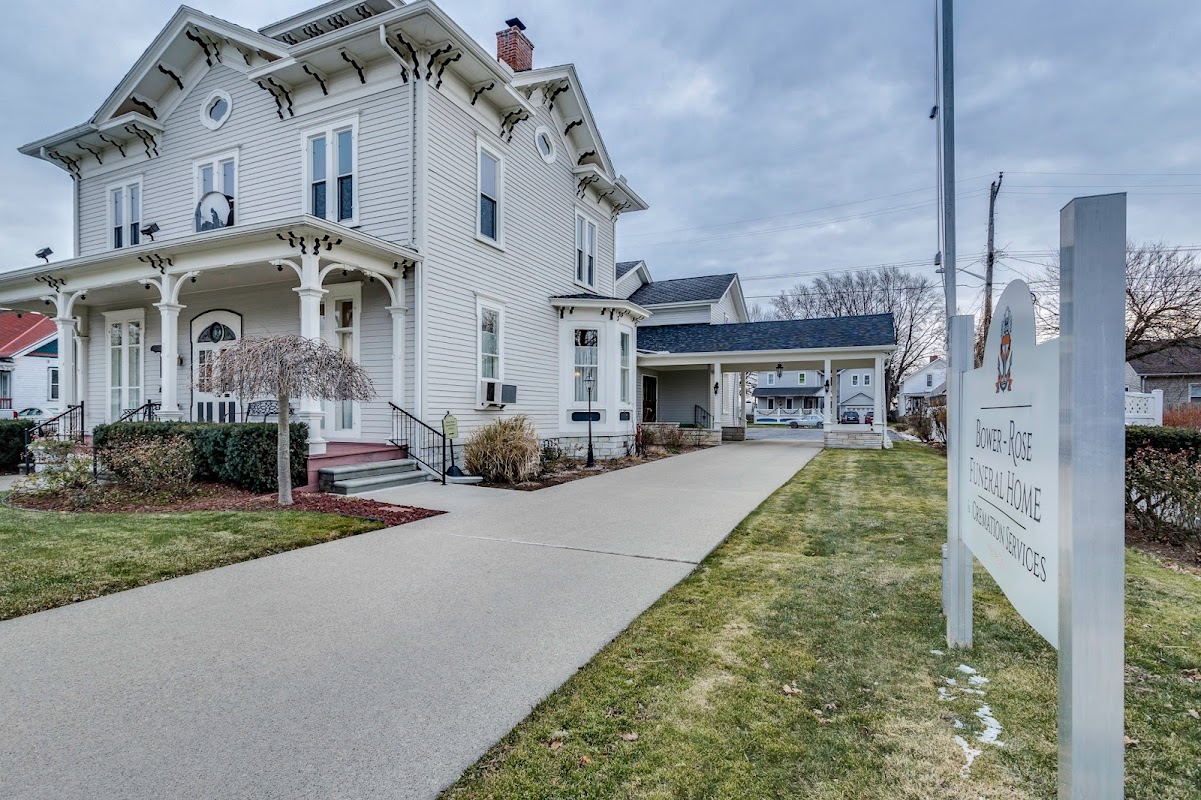 Bower-Rose Funeral Home building in Marine City, Michigan
