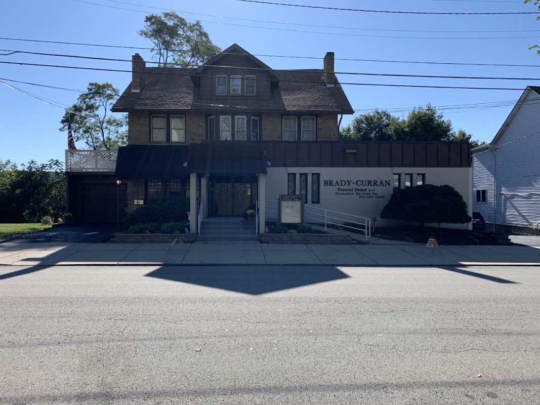 Brady-Curran Funeral Home & Cremation Services building in Vandergrift, Pennsylvania