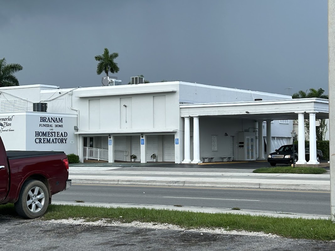 Branam Funeral Home building in Homestead, Florida