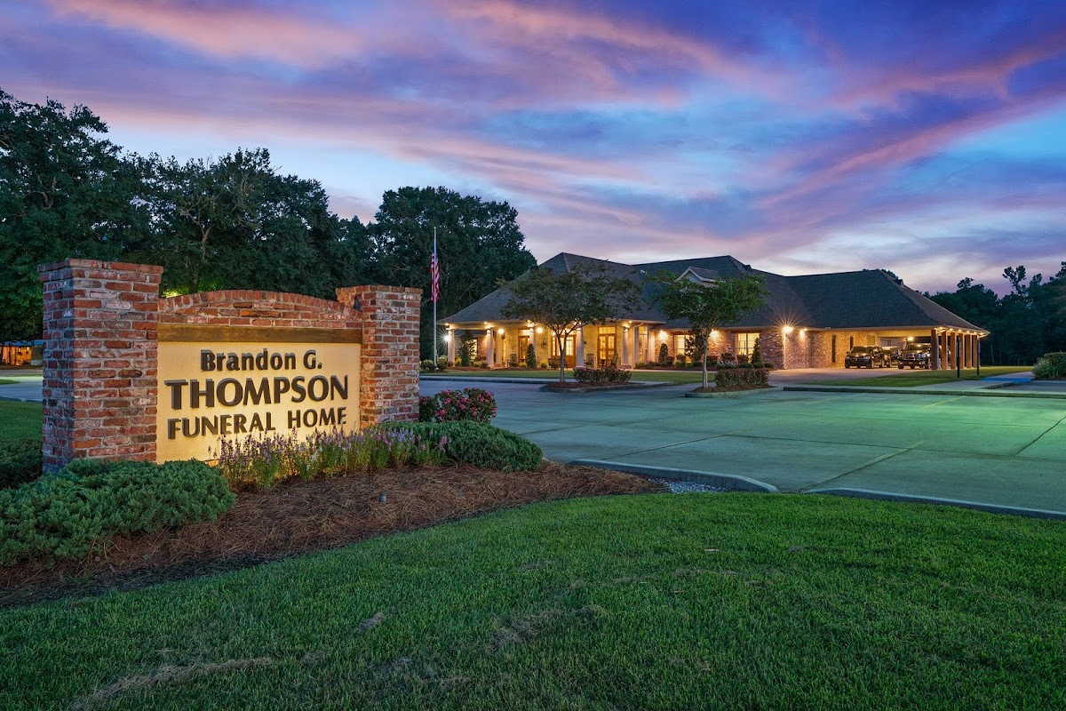 Brandon G. Thompson Funeral Home building in Hammond, Louisiana
