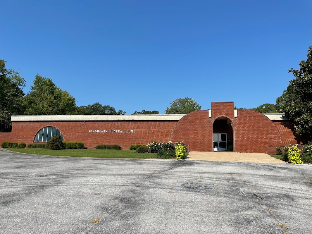 Brashears Funeral Home building in Huntsville, Arkansas