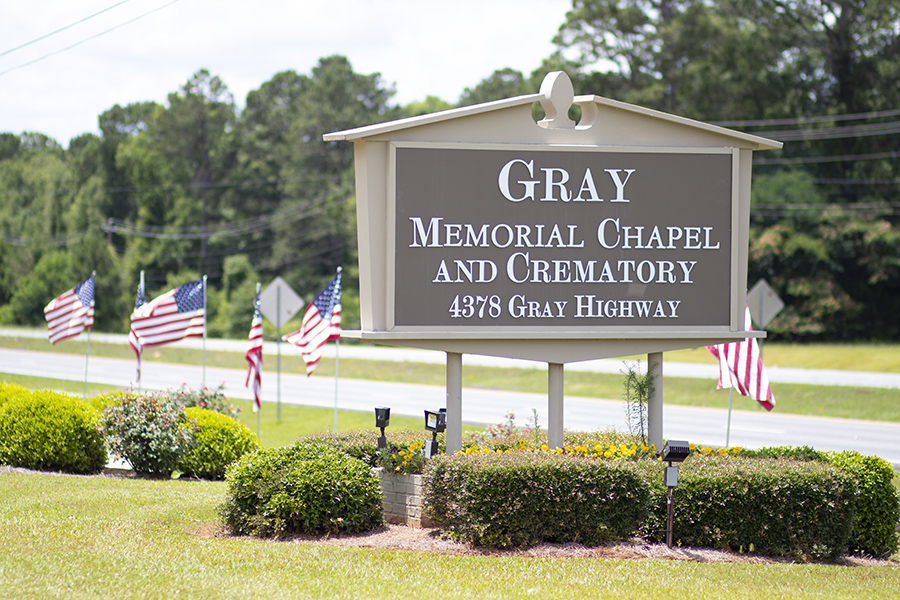 Bridges Funeral Home & Crematory building in Gray, Georgia