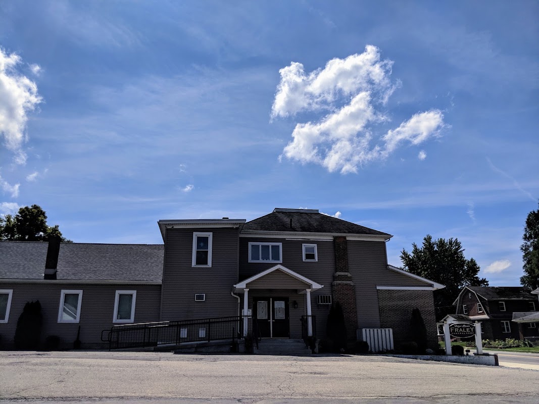 Bridges-Stocker-Fraley Funeral Home building in Covington, Ohio