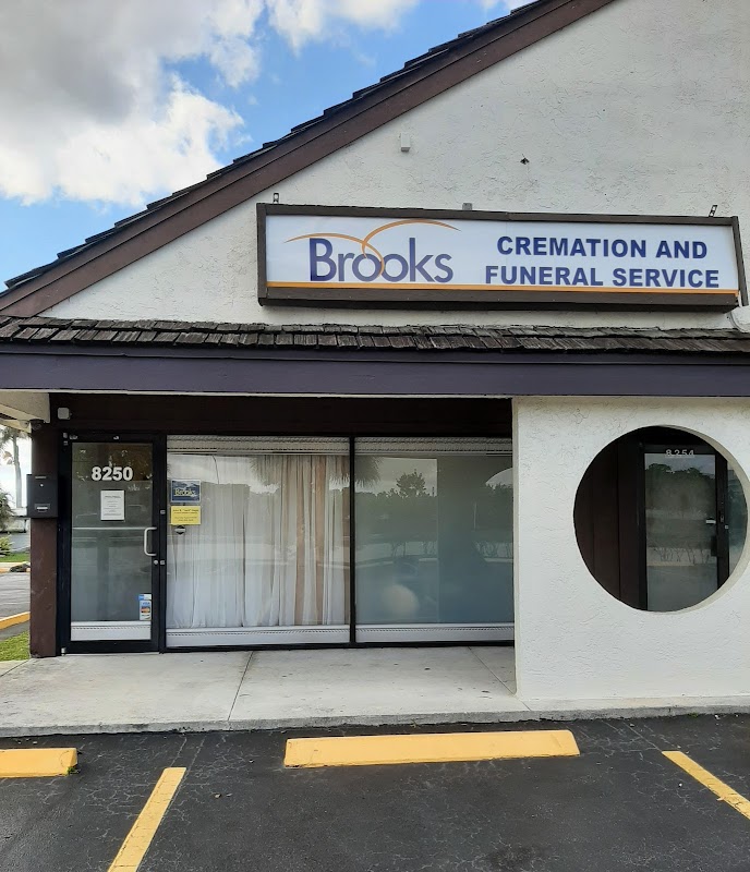 Brooks Cremation & Funeral Service building in Fort Lauderdale, Florida