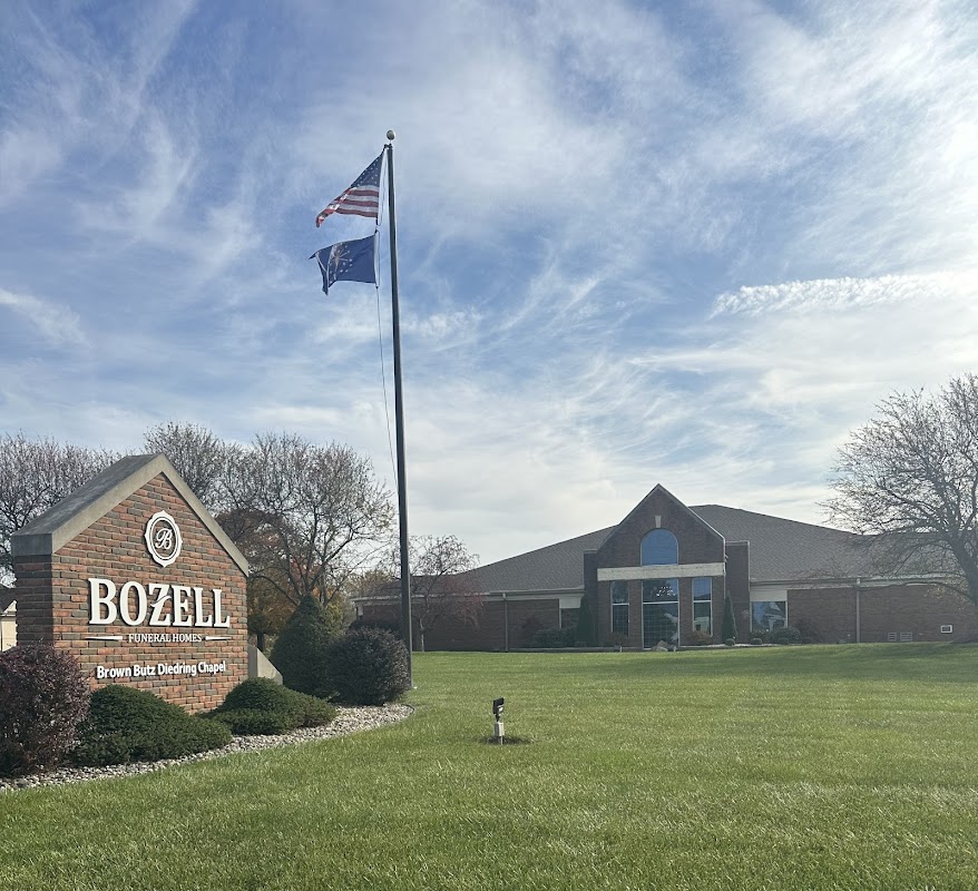 Brown Butz Diedring Funeral Home building in Anderson, Indiana