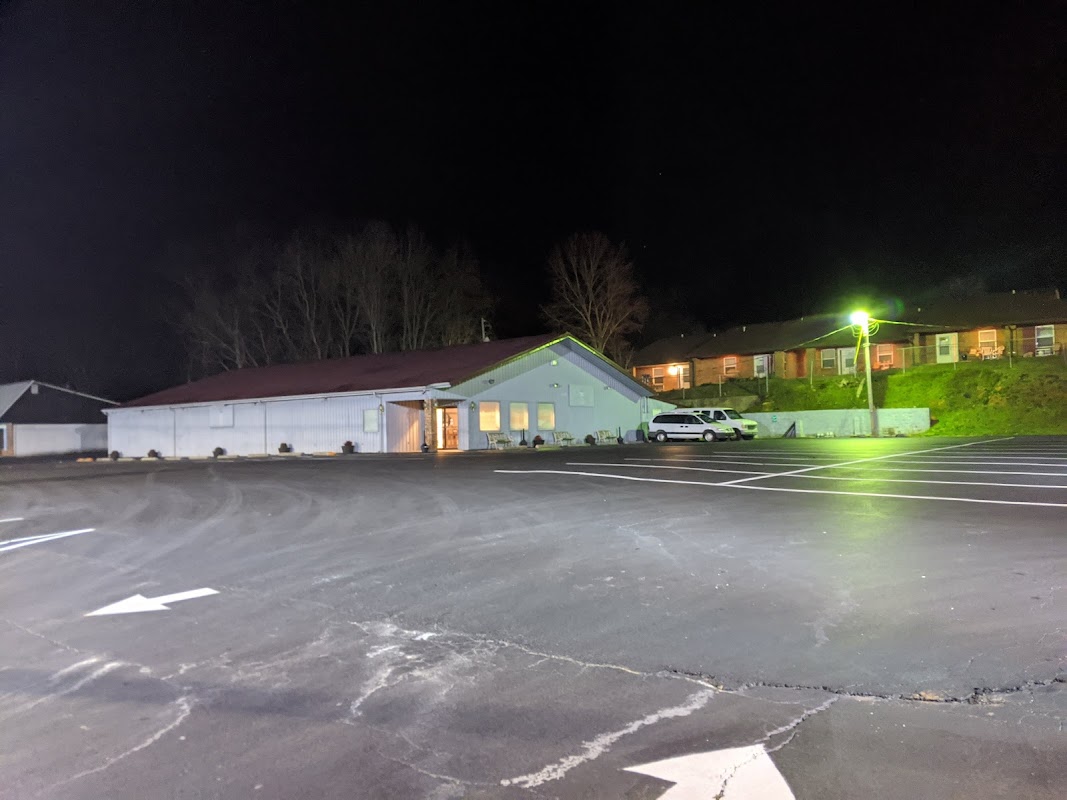 Brown Funeral Chapel building in Byrdstown, Tennessee