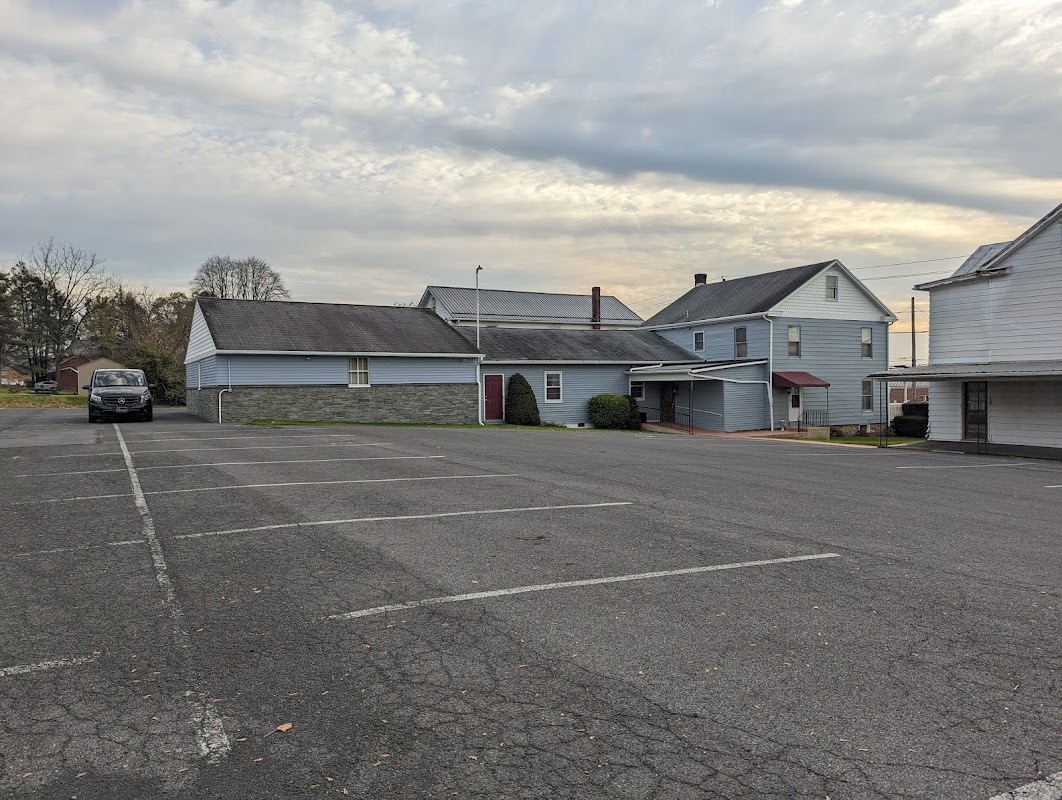 Brown Funeral Homes building in McAlisterville, Pennsylvania