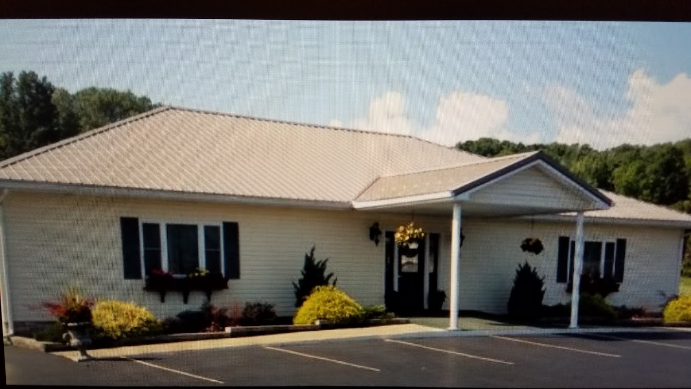 Brown & Powers Funeral Home building in Angelica, New York