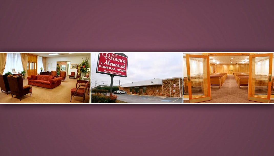 Brown's Memorial Funeral Home building in Irving, Texas