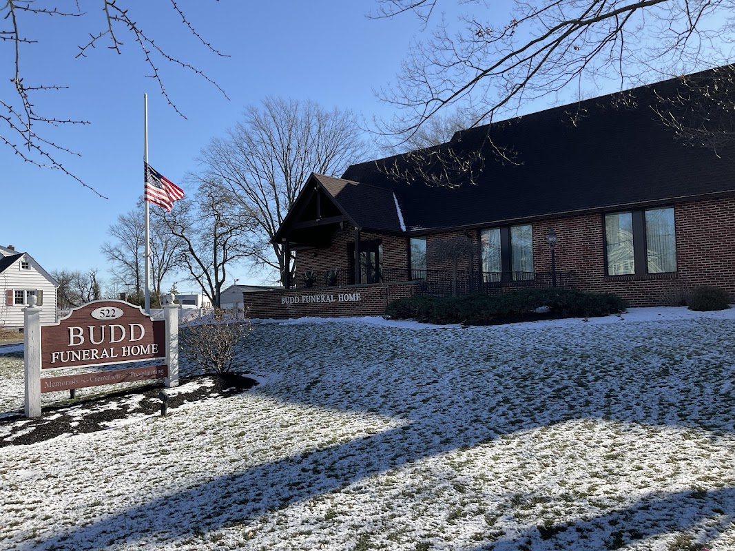 Budd Funeral Home building in Woodbury, New Jersey