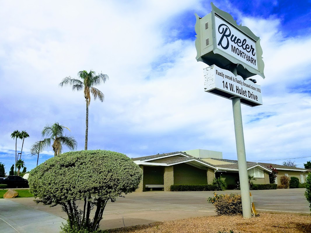 Bueler Mortuary building in Chandler, Arizona