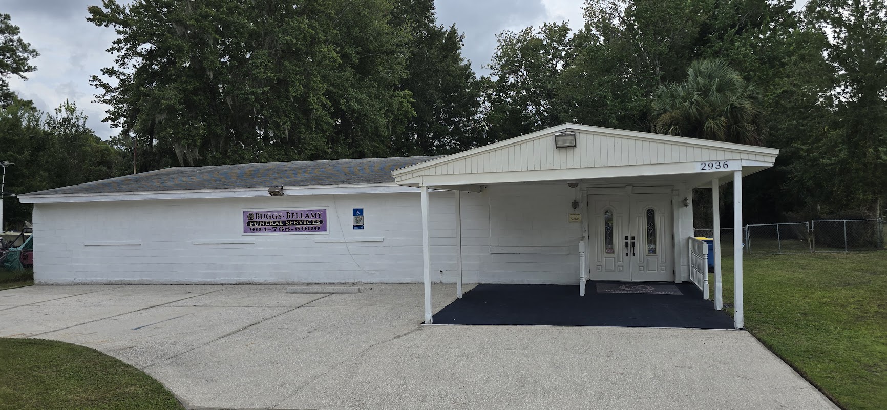 Buggs Bellamy Funeral Services building in Jacksonville, Florida