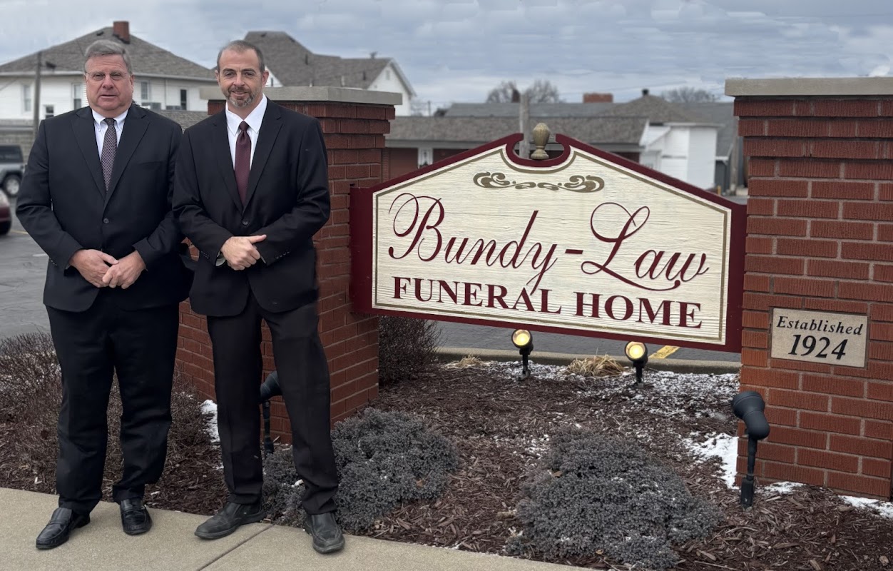 Bundy-Law Funeral Home building in Cambridge, Ohio