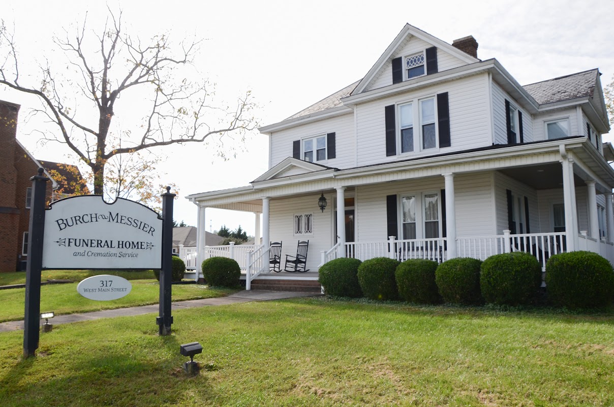 Burch-Messier Funeral Home building in Bedford, Virginia