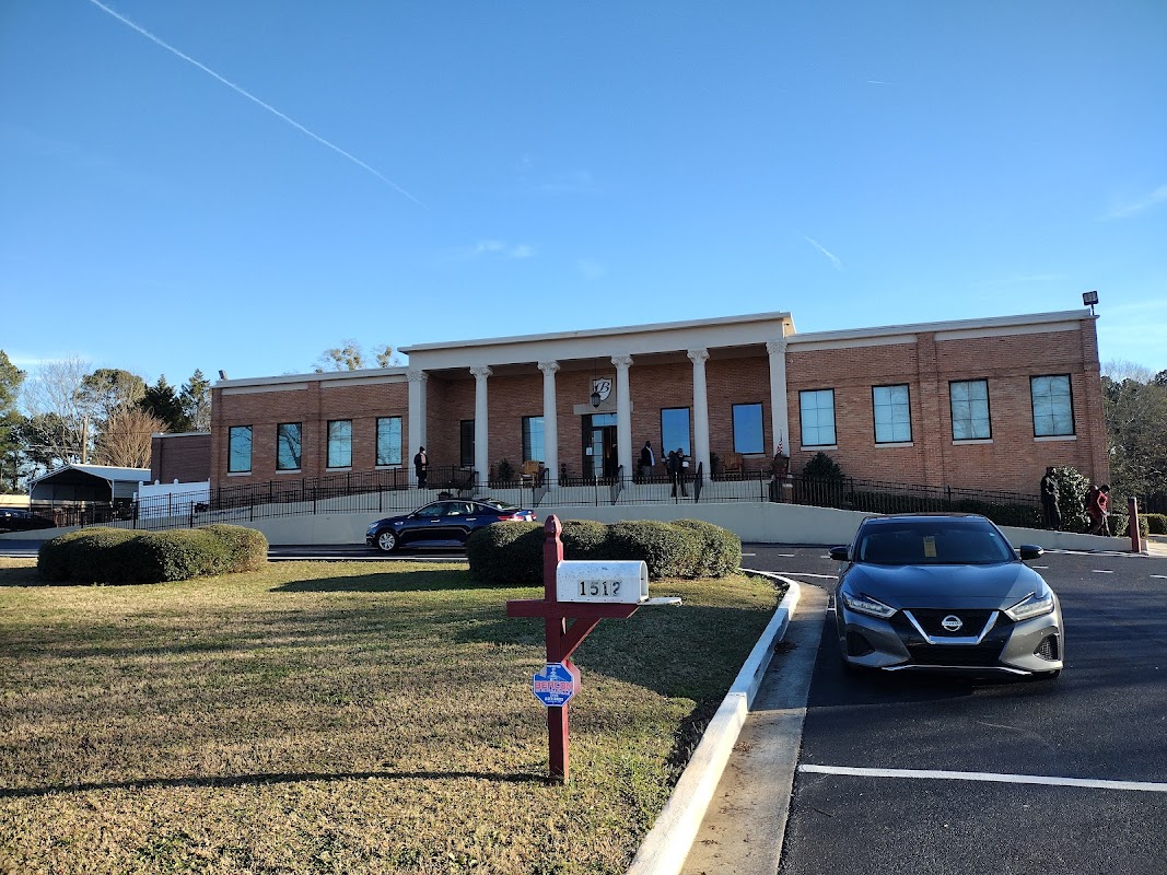 Burden's Funeral Home building in Griffin, Georgia