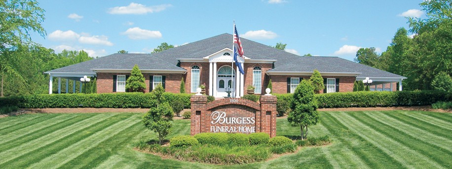 Burgess Funeral Home & Crematory building in Lancaster, South Carolina