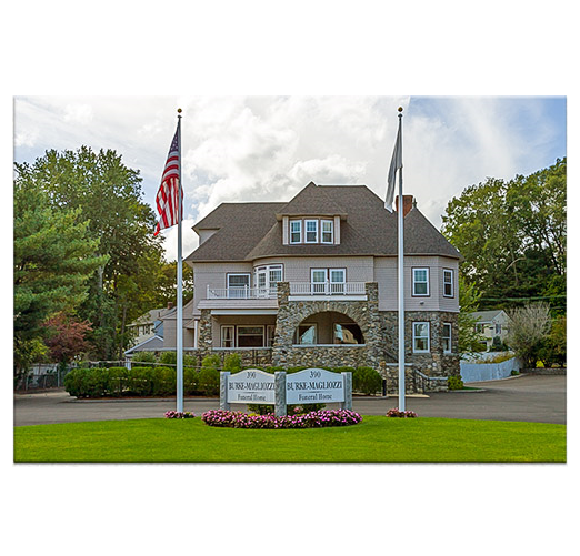 Burke-Magliozzi Funeral Home building in Andover, Massachusetts