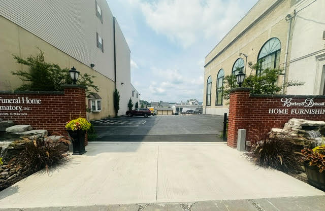 Burkey & Driscoll Funeral Home building in Hamburg, Pennsylvania