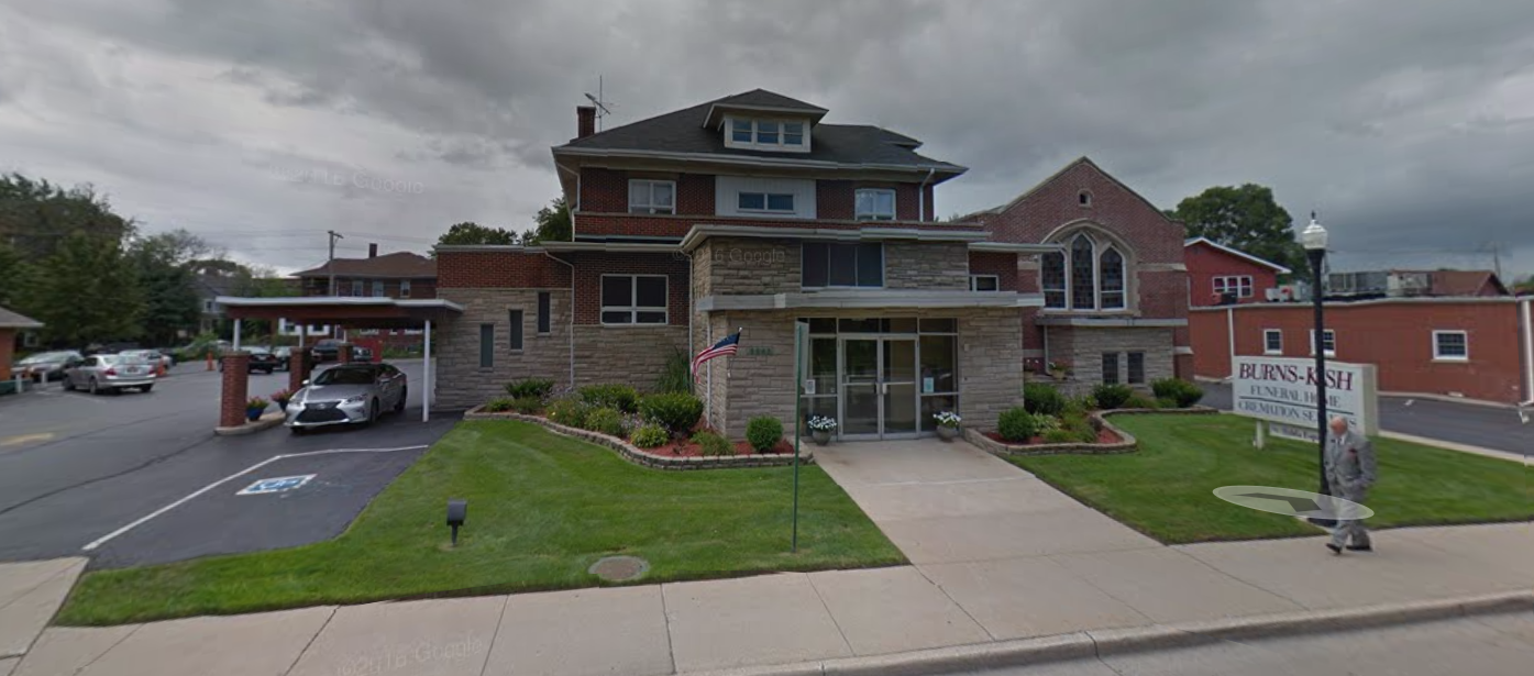 Burns-Kish Funeral Home building in Hammond, Indiana