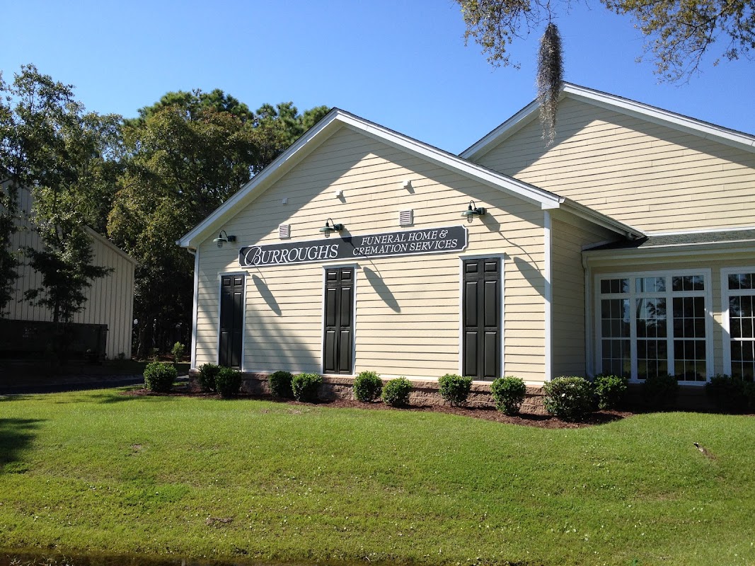 Burroughs Funeral Home & Cremation Services building in Murrells Inlet, South Carolina