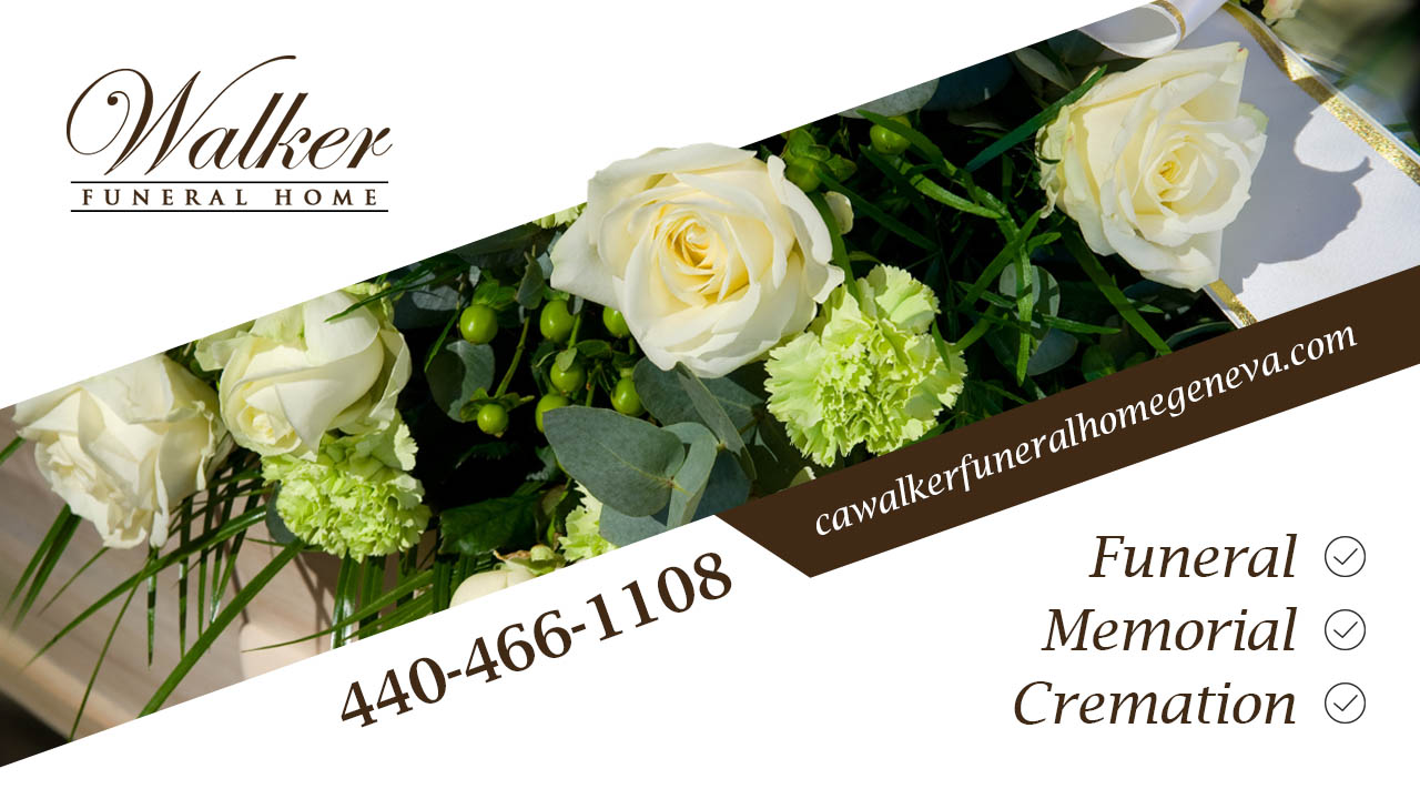 C.A. Walker Funeral Home building in Geneva, Ohio