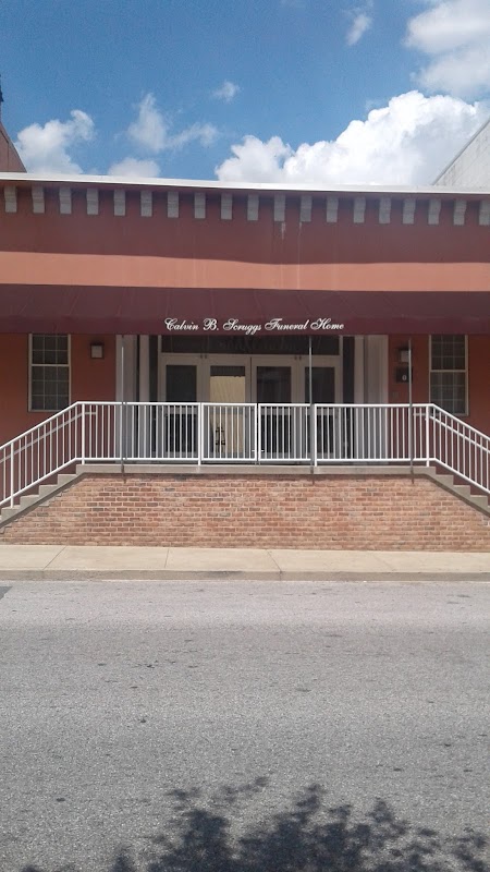 Calvin B. Scruggs Funeral Home building in Baltimore, Maryland