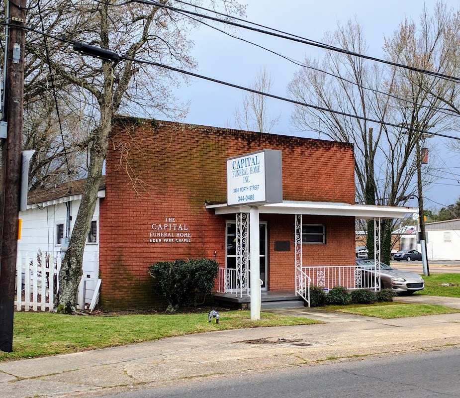 Capital Funeral Home building in Baton Rouge, Louisiana