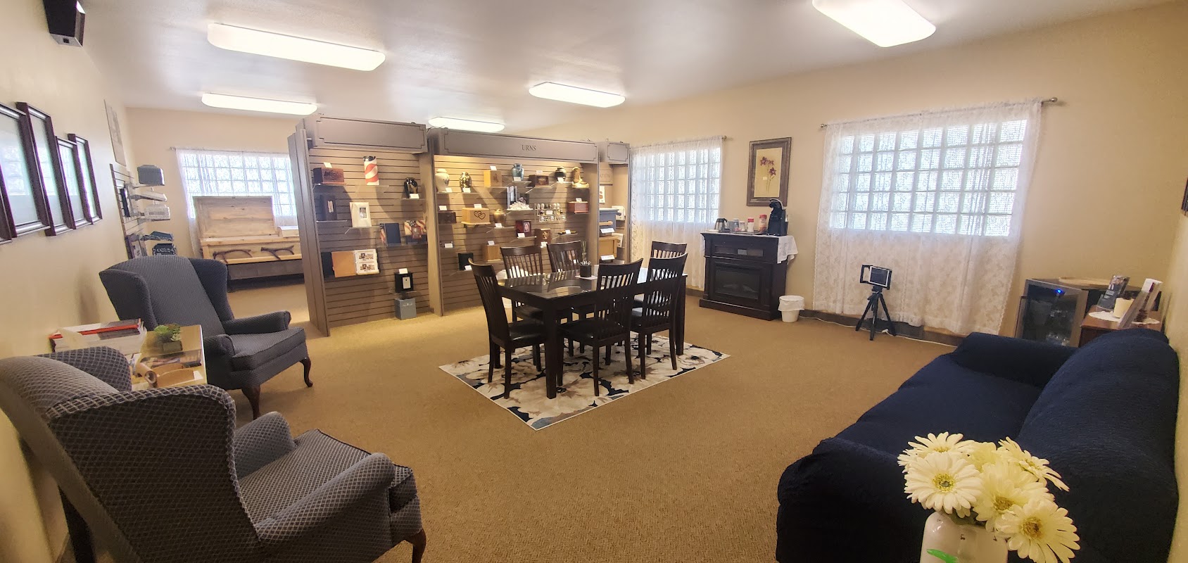 Carbon County Funeral Home building in Rawlins, Wyoming