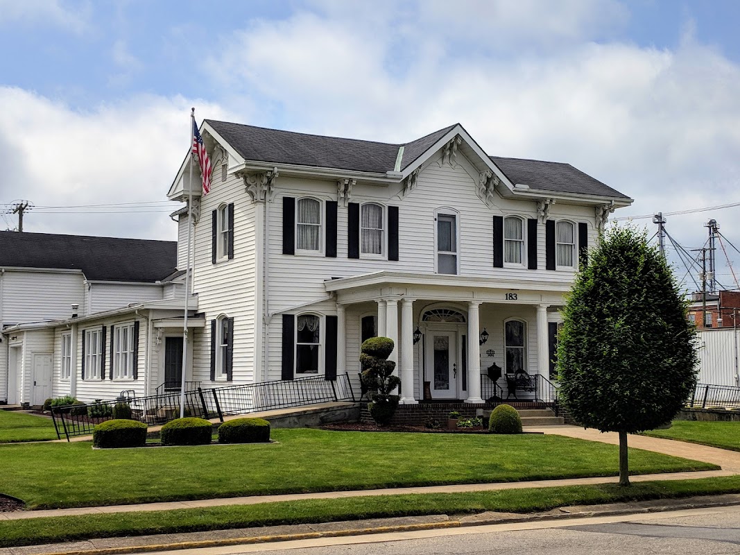 Cardaras Funeral Homes building in Logan, Ohio