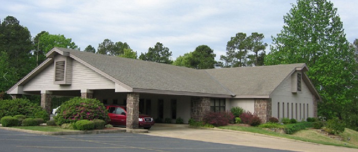 Caruth Village Funeral Home building in Hot Springs Village, Arkansas