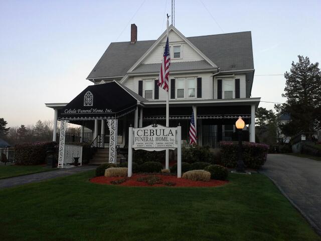Cebula Funeral Home building in Ware, Massachusetts