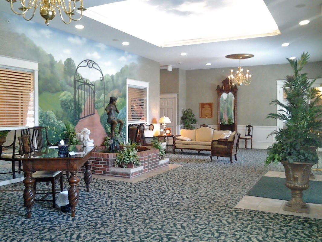 Cederburg Funeral Home building in Frankenmuth, Michigan