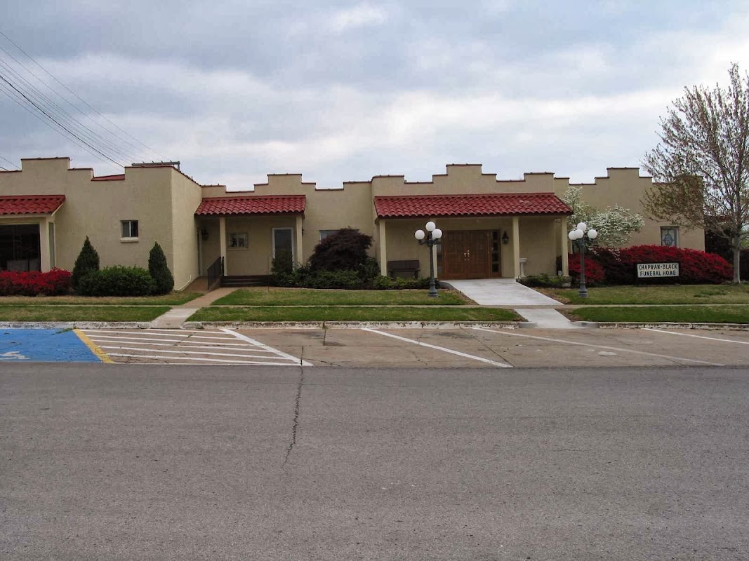 Chapman-Black Funeral Home building in Cleveland, Oklahoma