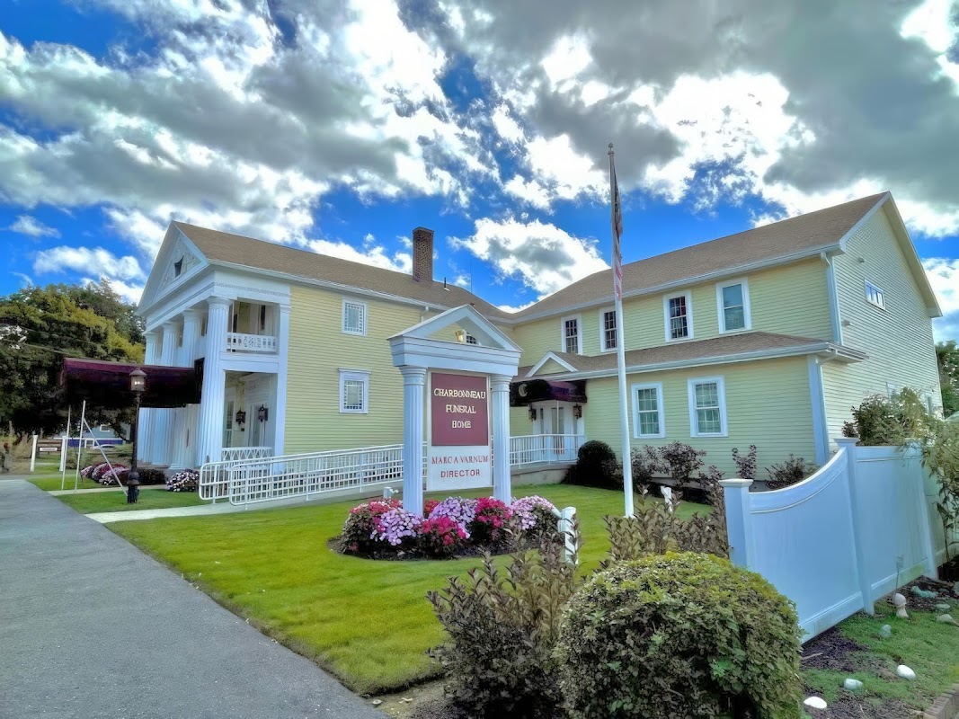 Charbonneau Funeral Home building in Ware, Massachusetts