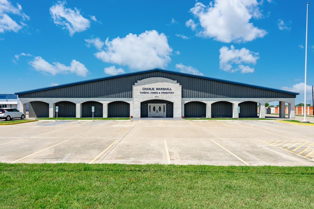 Charles Marshall Funeral Home building in Aransas Pass, Texas