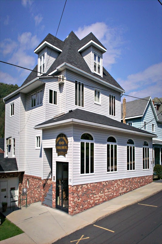 Charles O. Dimond Funeral Home building in South Fork, Pennsylvania