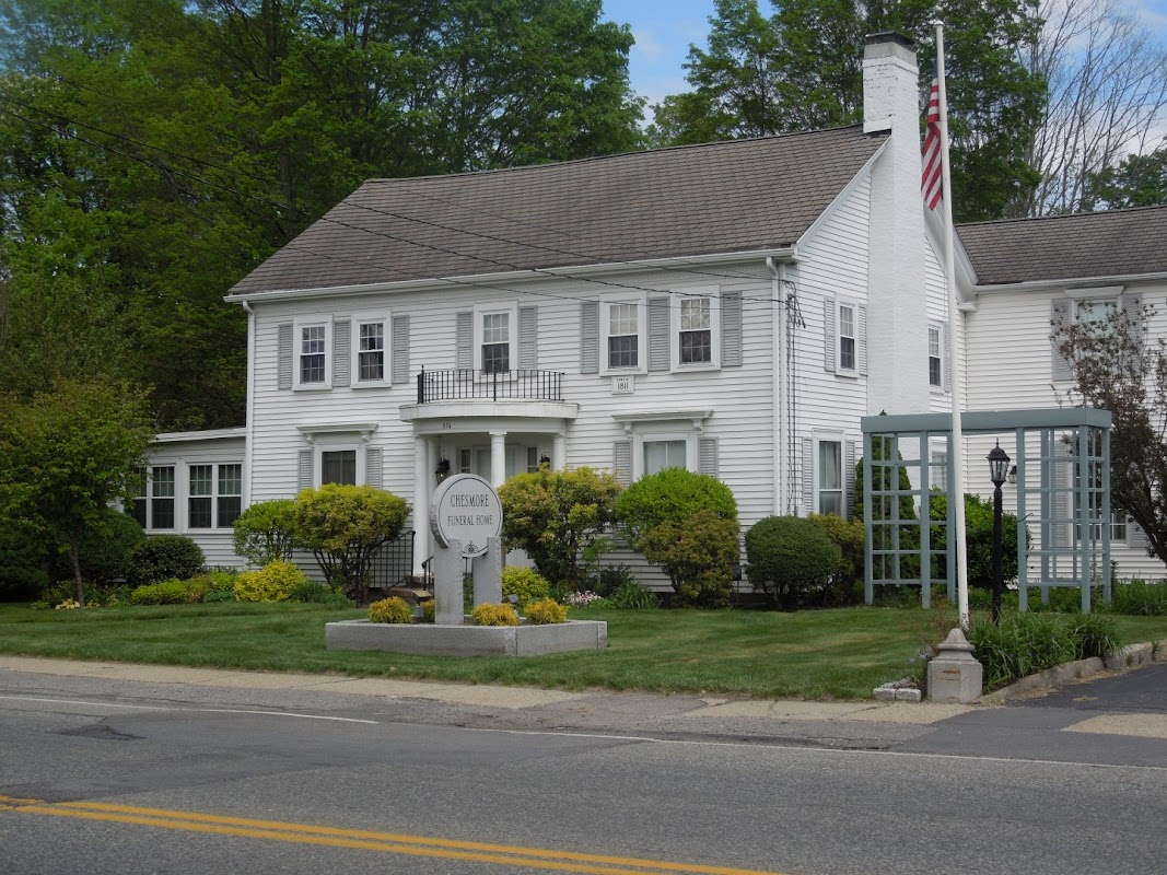 Chesmore Funeral Home Inc building in Holliston, Massachusetts