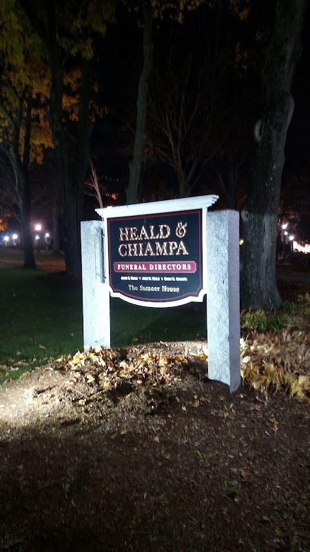 Chiampa Funeral Home building in Shrewsbury, Massachusetts