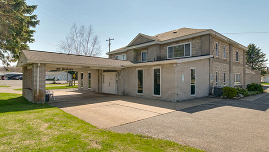 Christler Funeral Home building in Houghton Lake, Michigan
