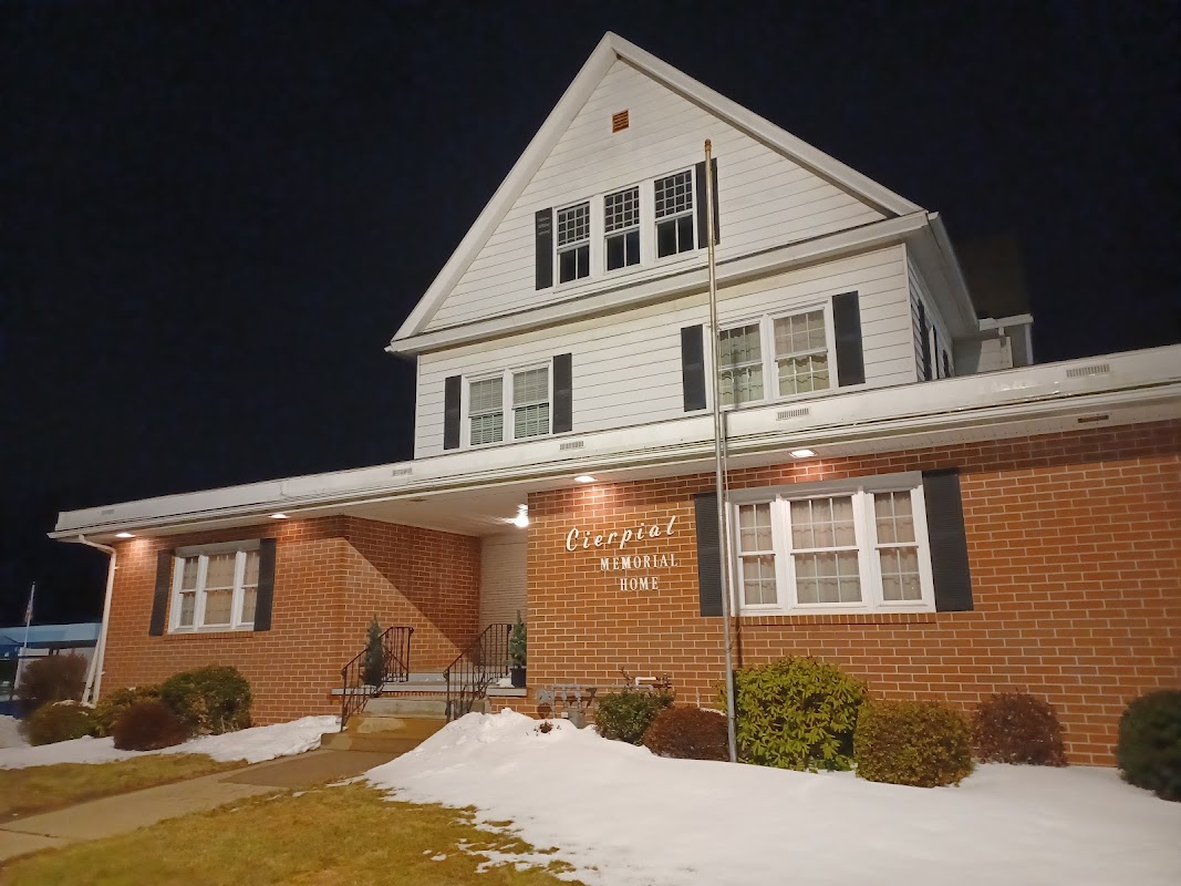 Cierpial Funeral Home building in Chicopee, Massachusetts