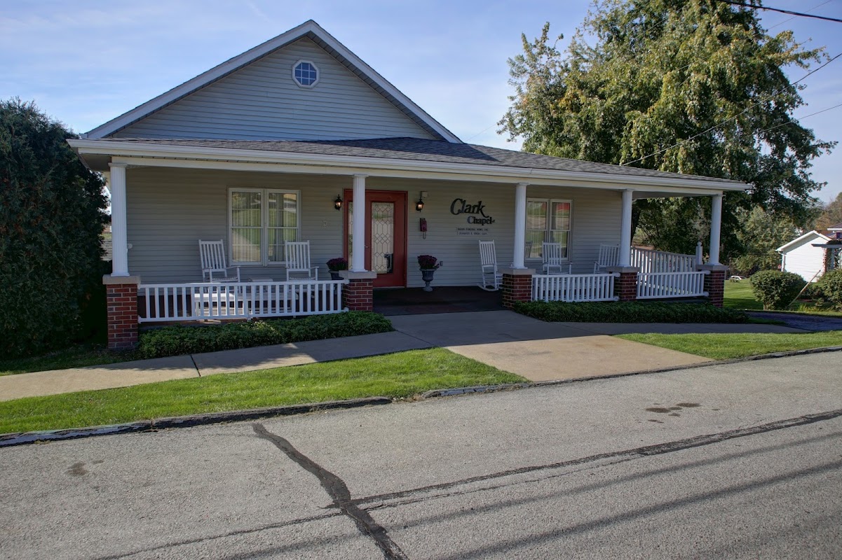 Clark Chapel Of Bauer Funeral Home building in Elderton, Pennsylvania