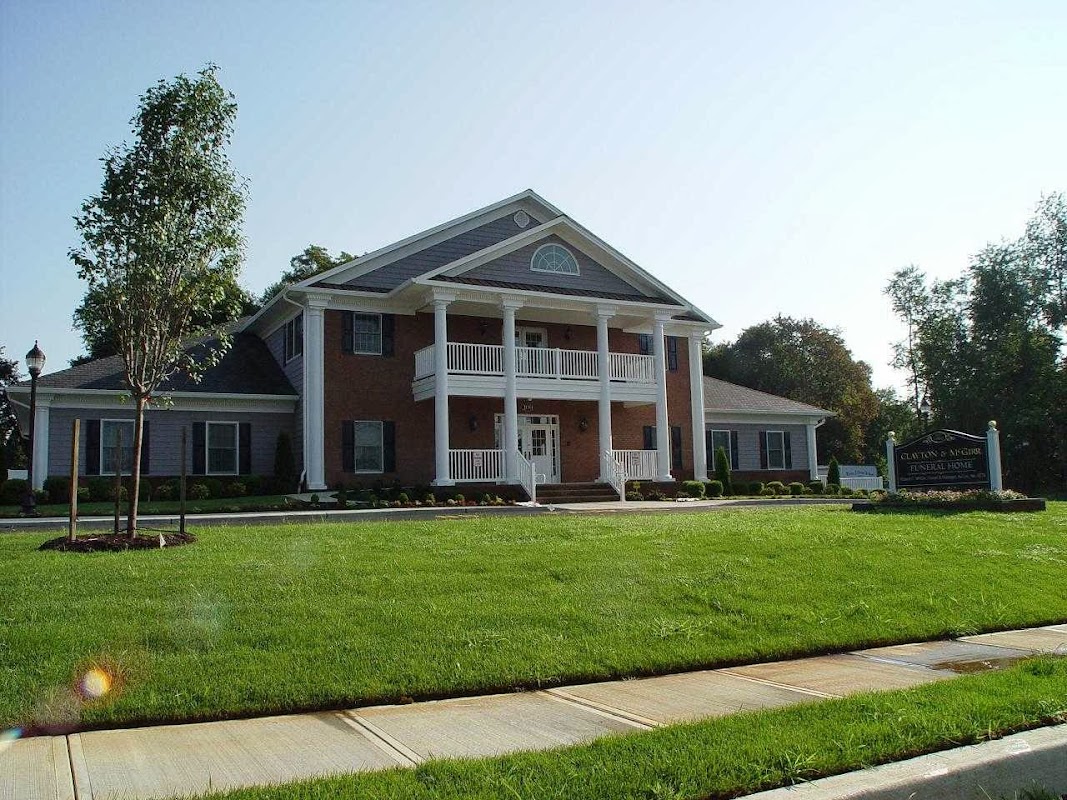 Clayton & McGirr Funeral Home building in Freehold, New Jersey