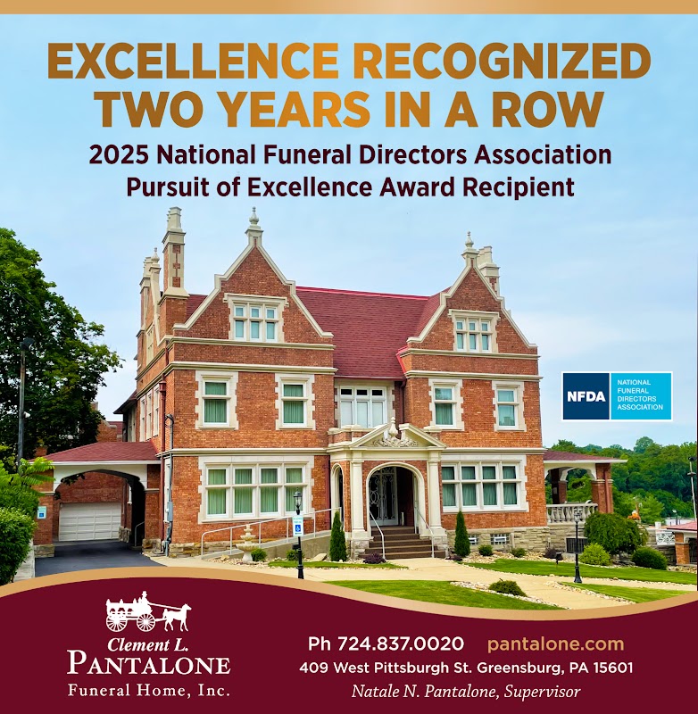 Clement L. Pantalone Funeral Home building in Greensburg, Pennsylvania